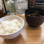 kitchen俊貴 - ご飯味噌汁