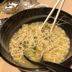 おちょぼ串 - ラーメンはインスタント麺みたいな感じでした、、笑