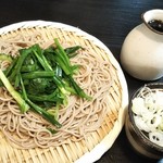 まげし とちぎや - 名物にら蕎麦