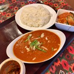 Delhi Gardens - ラムカレー ハーフ&ハーフ 920円