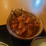 創作料理 居酒屋 なごみや - 小鉢：麻婆豆腐(19-09)