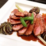 6.Smoked duck with porto soy sauce