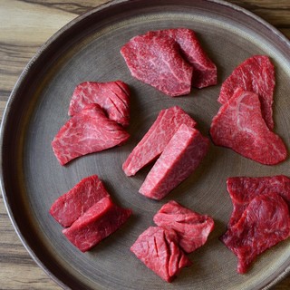 Japanese black beef cows, mainly from Kagoshima