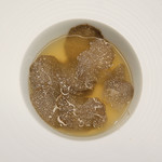 銀座 大石 - スッポンのコンソメスープ、サマートリュフ掛け