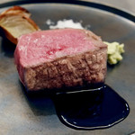 銀座 大石 - 飛騨牛飛び牛ランプの炭火焼