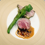 銀座 大石 - オーストラリア産仔羊の岩塩包み焼き、香草風味