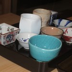 片折 - お隣の方のお酒の器