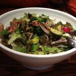 RIGOLETTO　WINE　AND　BAR - 2012/02 L/Green Salad 600円：Mixed Green Salad with Anebovy Balsamico Dressing 
      ミックスグリーンサラダ アンチョビ・バルサミコ　ドレッシング