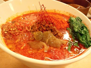 担々麺　ほおずき - 激しく辛い坦々麺