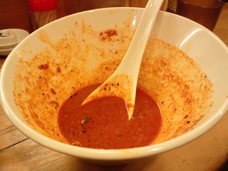 担々麺　ほおずき - 激しく辛いの汁の完飲は山椒の味がきつ過ぎる為諦めました…