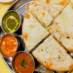 インドバー ムスカン - ３種カレーとカブリナン