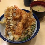 天丼てんや - 茄子替えが大きくて大満足