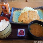 より道の湯 - とんかつ定食