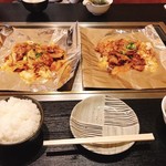 赤ちょうちん 光町 - ランチ850円写真は2人分