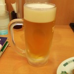 日高屋 - 生ビール(290円)