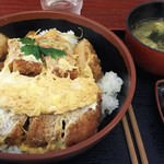 境川パーキングエリア （上り線） - ダブルカツ丼