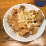 麺屋てんき - 半もつ煮丼