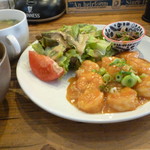 BAR つちのこ - 海老チリランチ