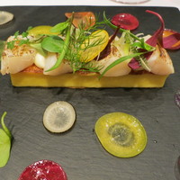 MAISON LAFITE - 帆立と焼ポレンタ、根菜のサラダ