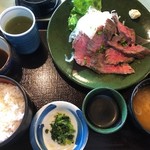 Nishi Sendai Kantorikurabu - 冷製ローストビーフ定食