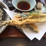 蕎麦切り　笑 - アナゴの天ぷら