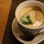 Sushizen Honten - 茶碗蒸しさんは熱々でした。味は甘味の強めな濃い目。