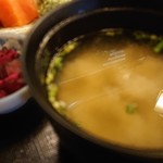 Sushizen Honten - しじみの味噌汁。出汁が上品でした。