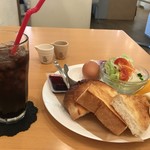 カフェノイエ - 料理写真:トーストモーニング５５０円です（２０１９．９．１９）