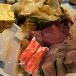 独酌　三四郎 - 201202刺身の盛り合わせに（1500円）+〆ニシン。