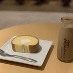 北海道牛乳カステラ - 料理写真:カステラロール＋ドリンクセット
