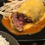 teppanyakimiyachi - ハンバーグ断面