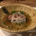 鶏割烹 ならや - しいたけの肉詰め