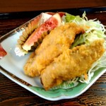 魚津丸食堂 - バイ貝炊き込みご飯定食のフライ