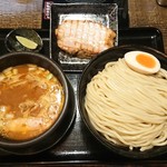 中華そば ことぶきや - つけ麺(大盛:400g)＋あぶりチャーシュー