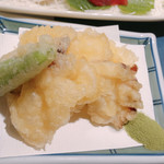 しか野 - 活き蛸天麩羅