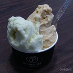 プレマルシェ・ジェラテリア - メロンミルクと安納芋