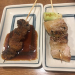 やきとんパンチ - ハラミとバラ肉