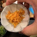 天龍 - 天龍そば定食のにんじんシリシリ