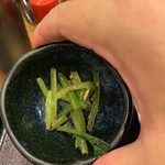 天龍 - 天龍そば定食のお新香