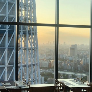 從天空町最高層不僅可以一覽東京都內，還可以一覽富士山等美景的空間