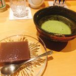 銀座 しのはら - 水羊羹 抹茶