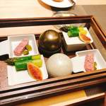 銀座 大石 - 八寸とも呼べる品