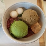 木下茶園 - プレミアムかき氷のトッピング