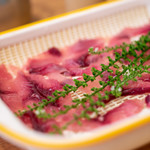 泉の鯉 - 2019.9 鯉の刺身 鯉コク付（1人前 1,320円）