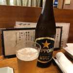 Tenhide - 生ビールはなく、瓶ビールでドライと黒ラベルがあります。