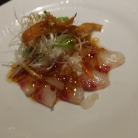 中国料理 豪華 - 鯛のカルパッチョ豪華スタイル