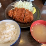 とんかつ 赤坂 水野 - ロースかつ(梅)定食