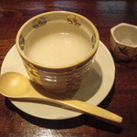 和や　てらさわ - 新米のポタージュ。