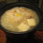 和や　てらさわ - のどぐろの霙鍋。