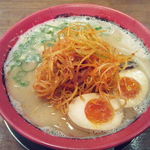 豚そば　成 - 豚辛ねぎそば